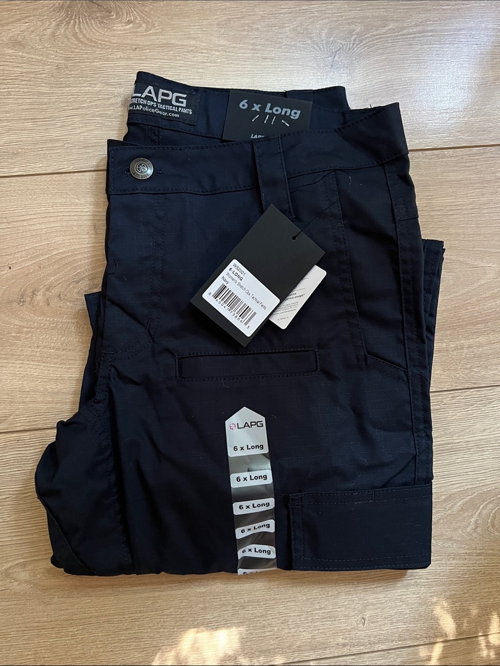 Women LAPG brand Tactical Pants — Black (6 x Long)